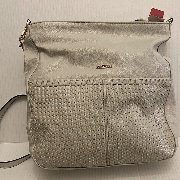 Rosetti Handbags - Rosetti Ines Coho Large Hobo In Oyster Mushroom Woven Shoulder Bag New with Tag
